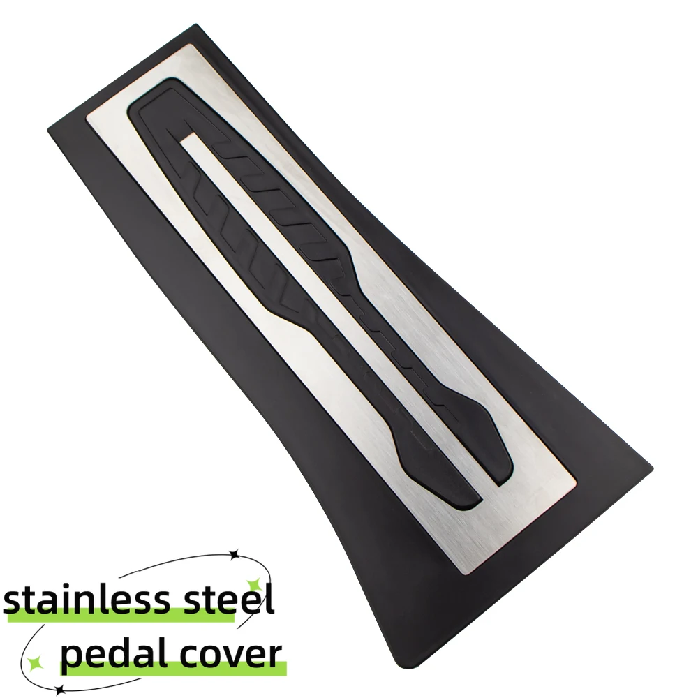 Pedal de coche de acero inoxidable LHD para BMW X5 X6 F15 F16 E70 E71 E72 2008 - 2018 cubierta de reposapiés de freno de Gas acelerador - imagen 3