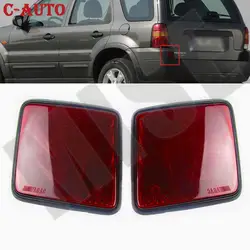 Reflector de parachoques trasero, lámpara antiniebla, luz de freno de parada, lámpara de guarnición, Panel de cubierta embellecedora para Ford Escape Kuga Maverick 2005, 2006, 2007