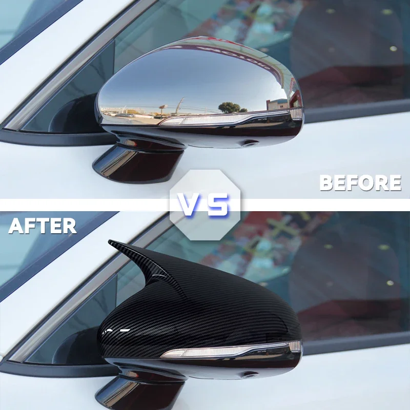 Cubierta de retrovisor en fibra de carbono ABS – KIA Stinger 2018-2023 - imagen 2
