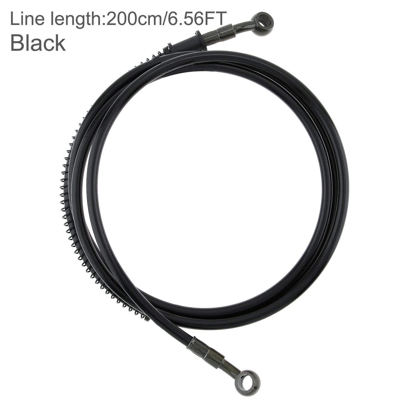 Manguera freno trenzada acero inoxidable universal para moto carreras - imagen 5