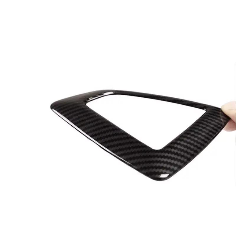 Estilo de fibra de carbono para BMW 1, 2, 3 4 Series F20 F22 F30 F32 F34 ABS accesorios de coche cubierta de Panel de cambio de marchas central embellecedor de marco - imagen 3