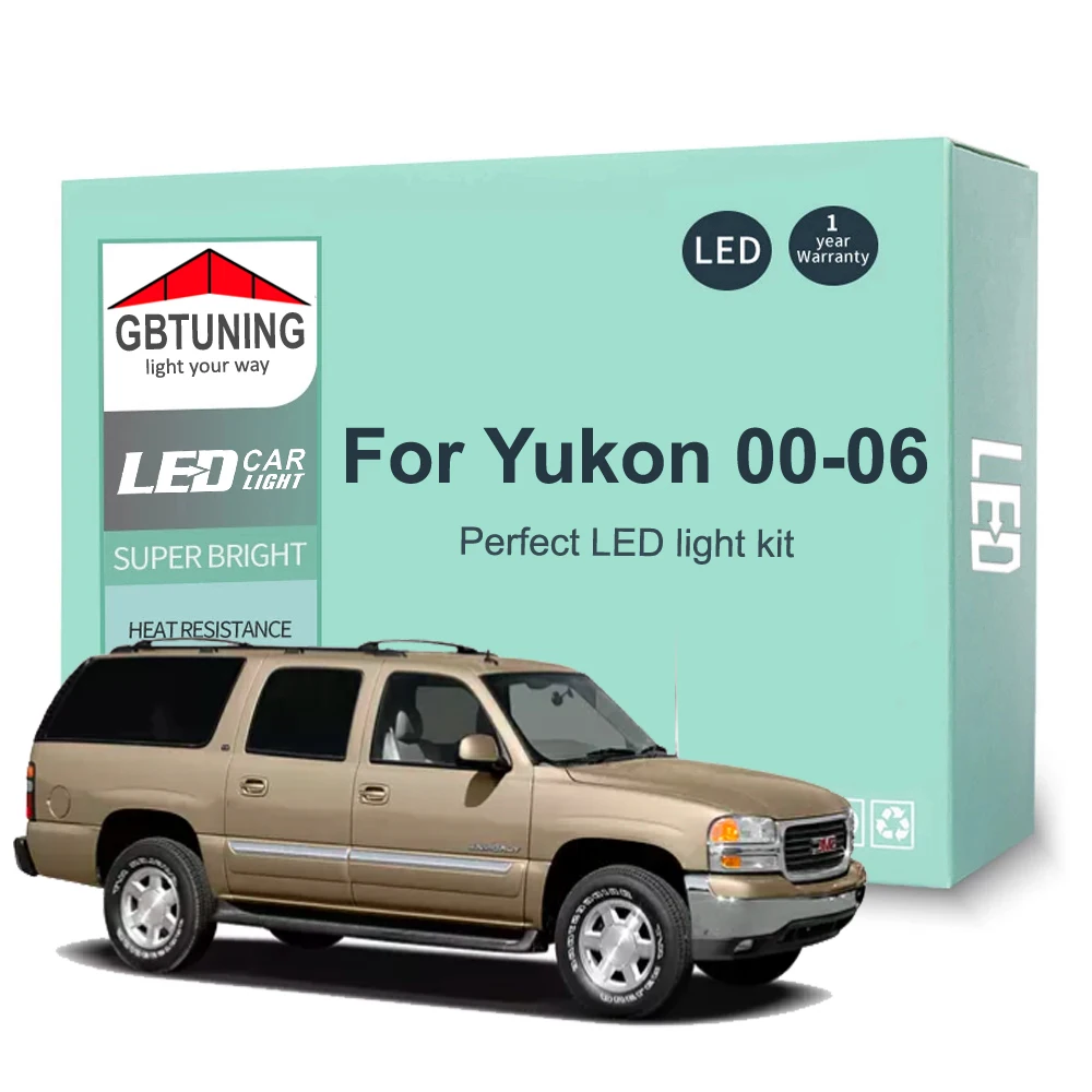 Bombillas LED interior Canbus para GMC Yukon 2000-2006