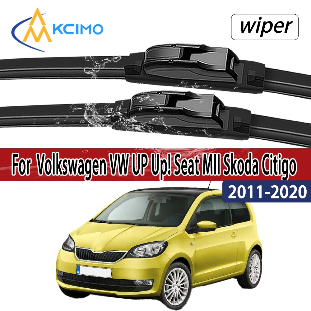 Escobillas limpiaparabrisas delanteras VW up!, SEAT Mii y Skoda Citigo