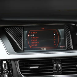 Embellecedor navegador de fibra de carbono para Audi A4 B8