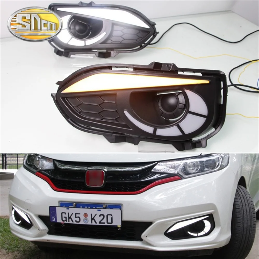 Luz diurna para Honda Jazz Fit 2018-2020 con guía antiniebla - imagen 2