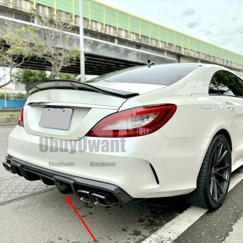 Difusor trasero fibra de carbono Mercedes-Benz CLS W218 2011-2014 - imagen 5