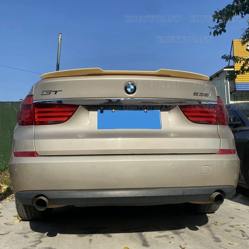 Alerón deportivo para BMW serie 5 GT F07, Kit de carrocería, accesorios carbono y de Color negro brillante, 2010-2017 - imagen 5