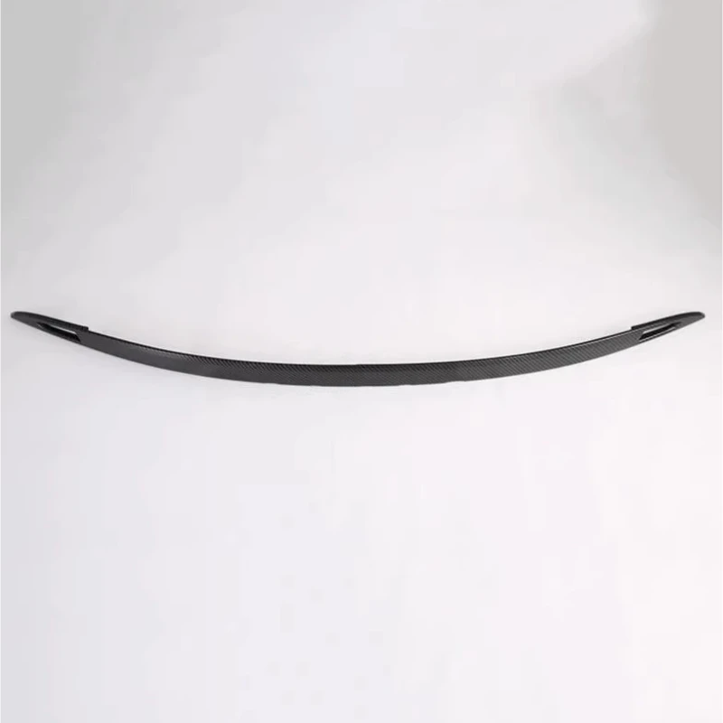Patrón de fibra de carbono embellecedor de puerta trasera tira de maletero para Tesla modelo X S Kit de carrocería modificado embellecedor accesorios de coche - imagen 3