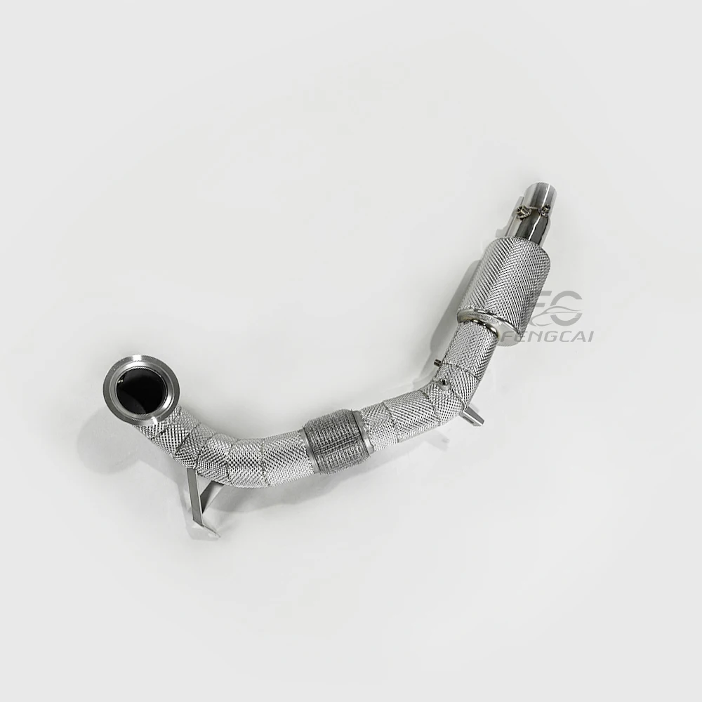 Bajante de alto rendimiento acero inoxidable VW Golf 8R MK8 2.0 T