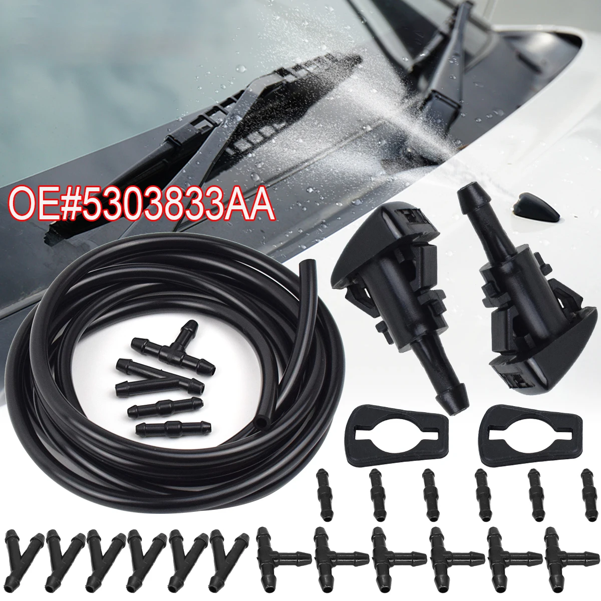 5303833AA Boquillas de lavado para parabrisas - Chrysler/Jeep/Dodge