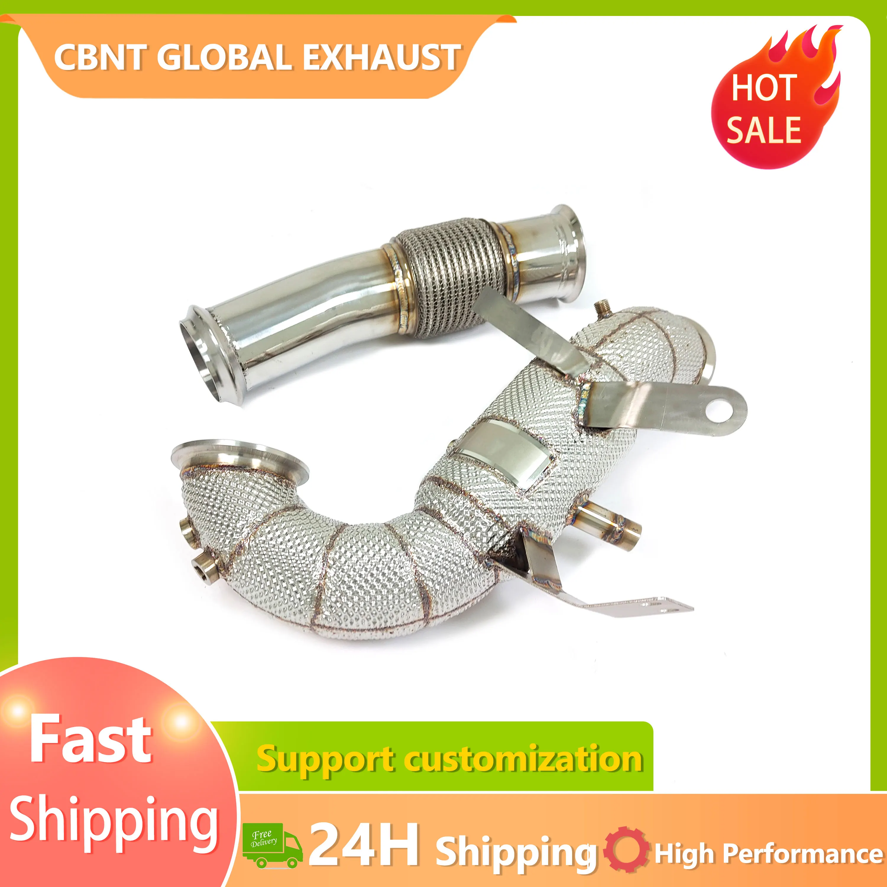 CBNT Downpipe Alto Flujo Mercedes-AMG A45 CLA45 GLA45 W177