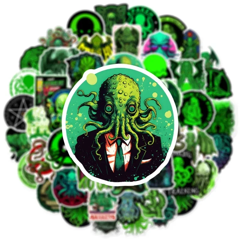 Pegatinas impermeables de Cthulhu estilo grafiti para moto y casco - imagen 5