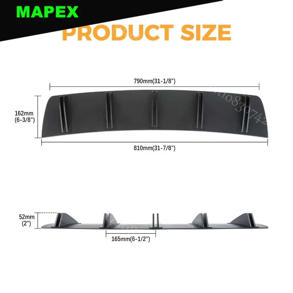 Alérón trasero SharkFin con difusor – Ford Mustang 1999-2004 - imagen 3