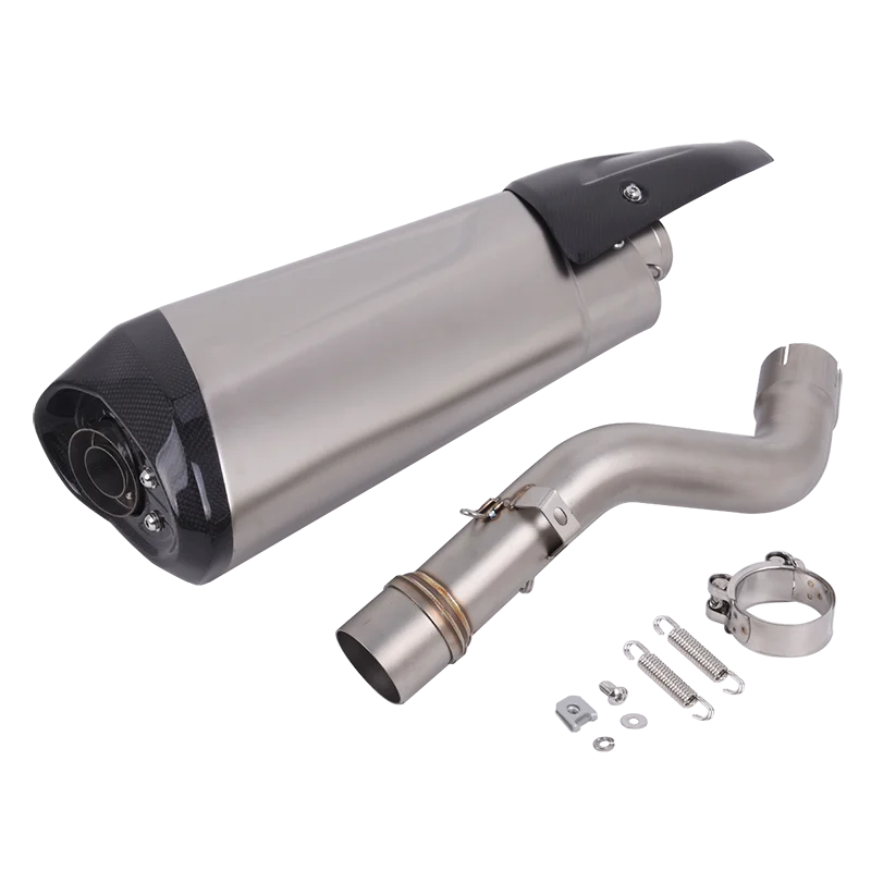 Escape Slip-on CFMoto 700MT 2025-2026 DB Killer fibra de carbono - imagen 2