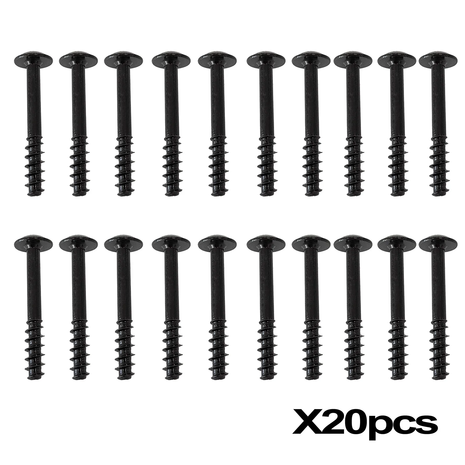 Detalle de tornillos incluidos en el kit