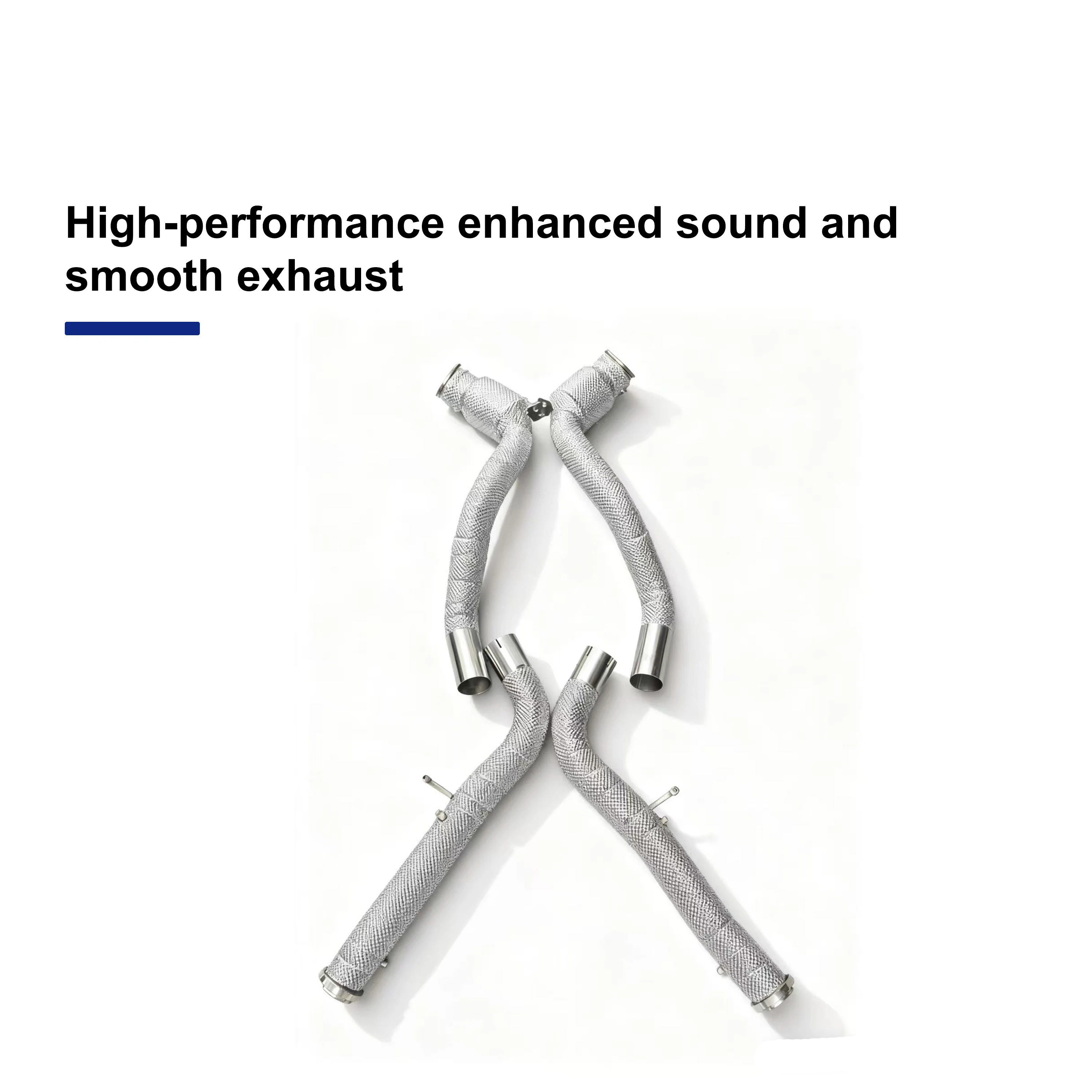 Accesorios de coche ACE para mercedes-benz G63 W464 4,0 T tubo de escape con protector térmico sistemas de escape SUS304 de alta calidad - imagen 2