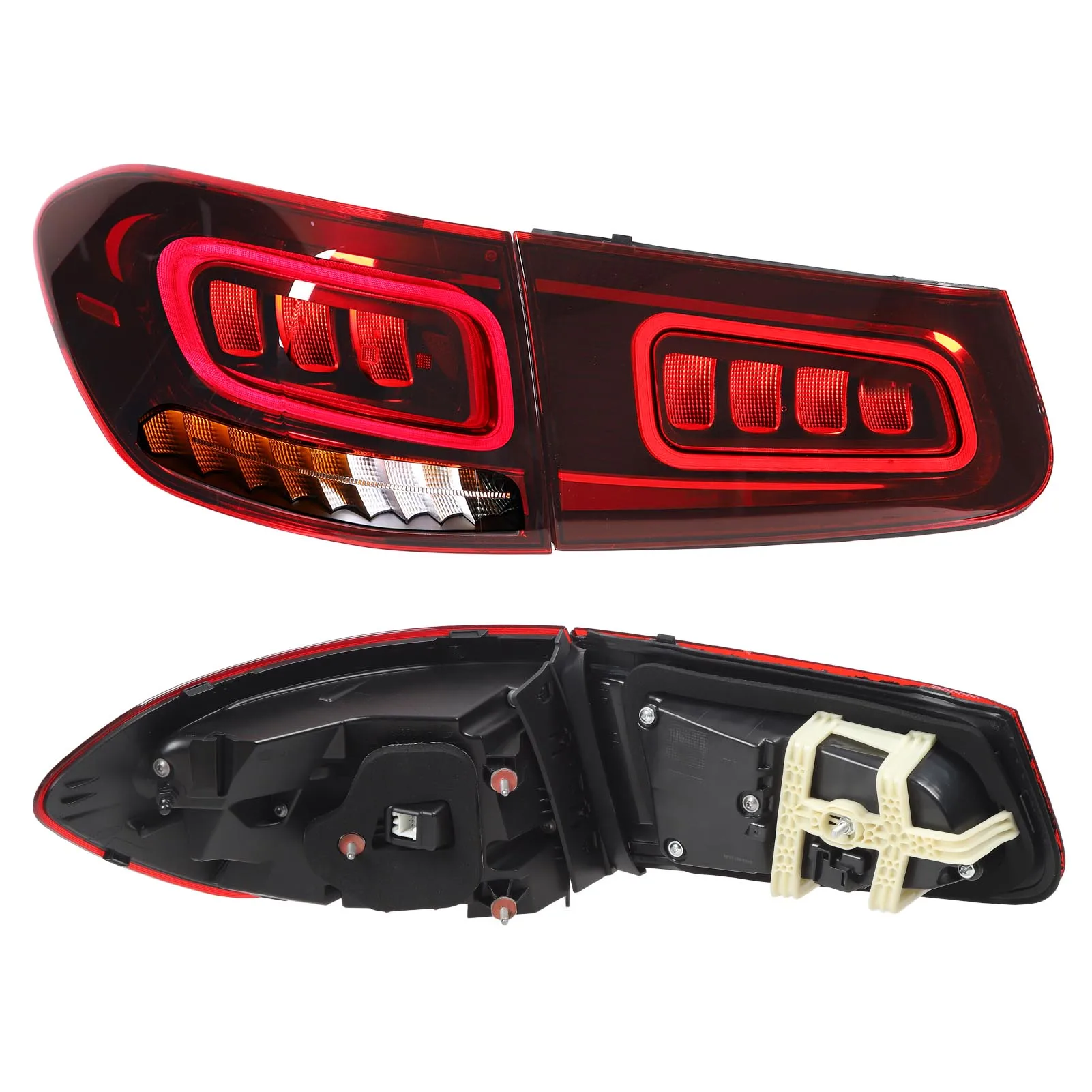 Pilotos LED traseros con DRL y antiniebla para Mercedes GLC W253 - imagen 2