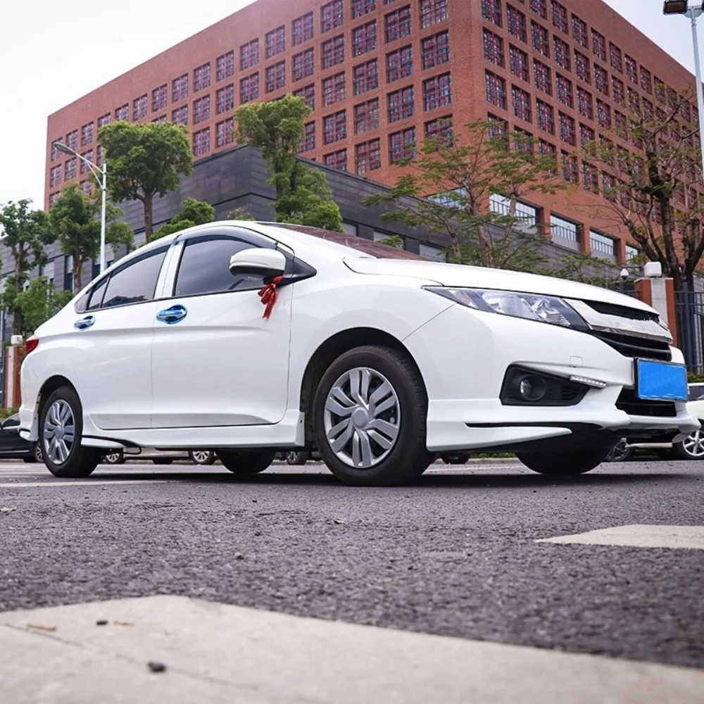 Kit de carrocería para Honda City 15-20, labio delantero envolvente modificado, labio trasero, falda lateral, ala trasera, accesorios para coche - imagen 3