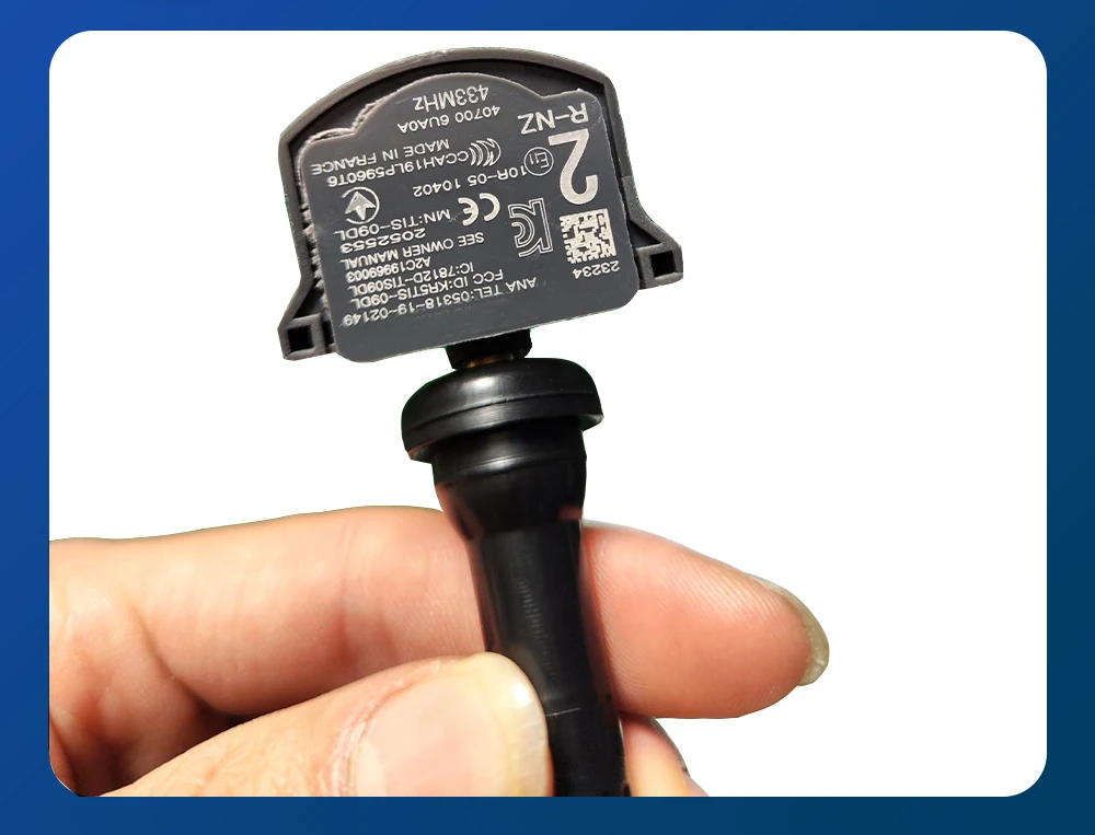 Sensor TPMS compatible con determinados sistemas de monitorización de presión