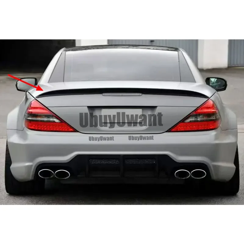 Alerón trasero Mercedes-Benz SL R230 AMG de fibra de carbono