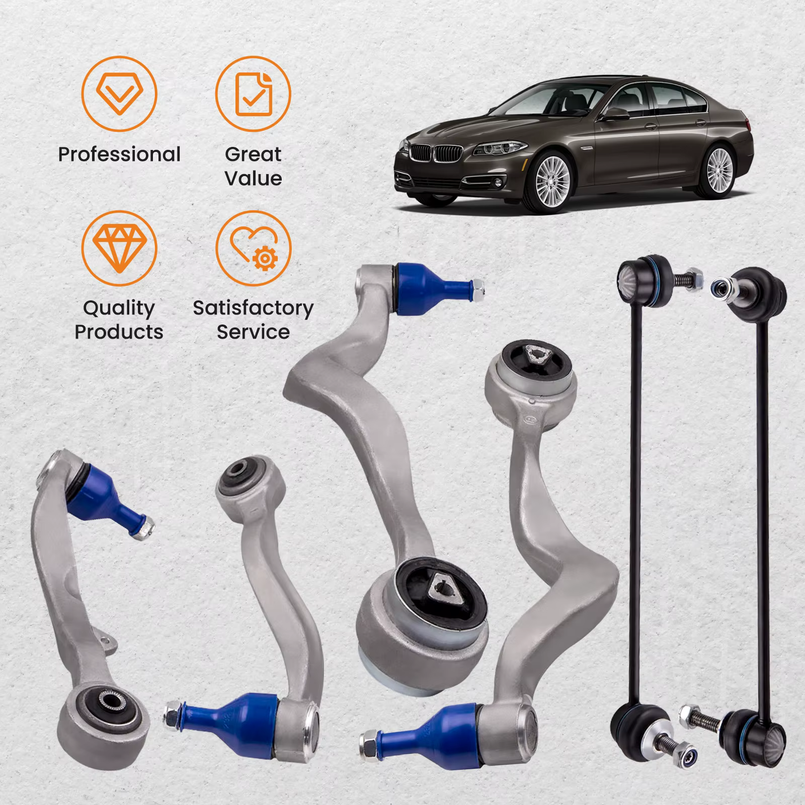 Brazo control inferior delantero BMW Serie 5 E60 525i 528i 530i 545i 550i - imagen 5