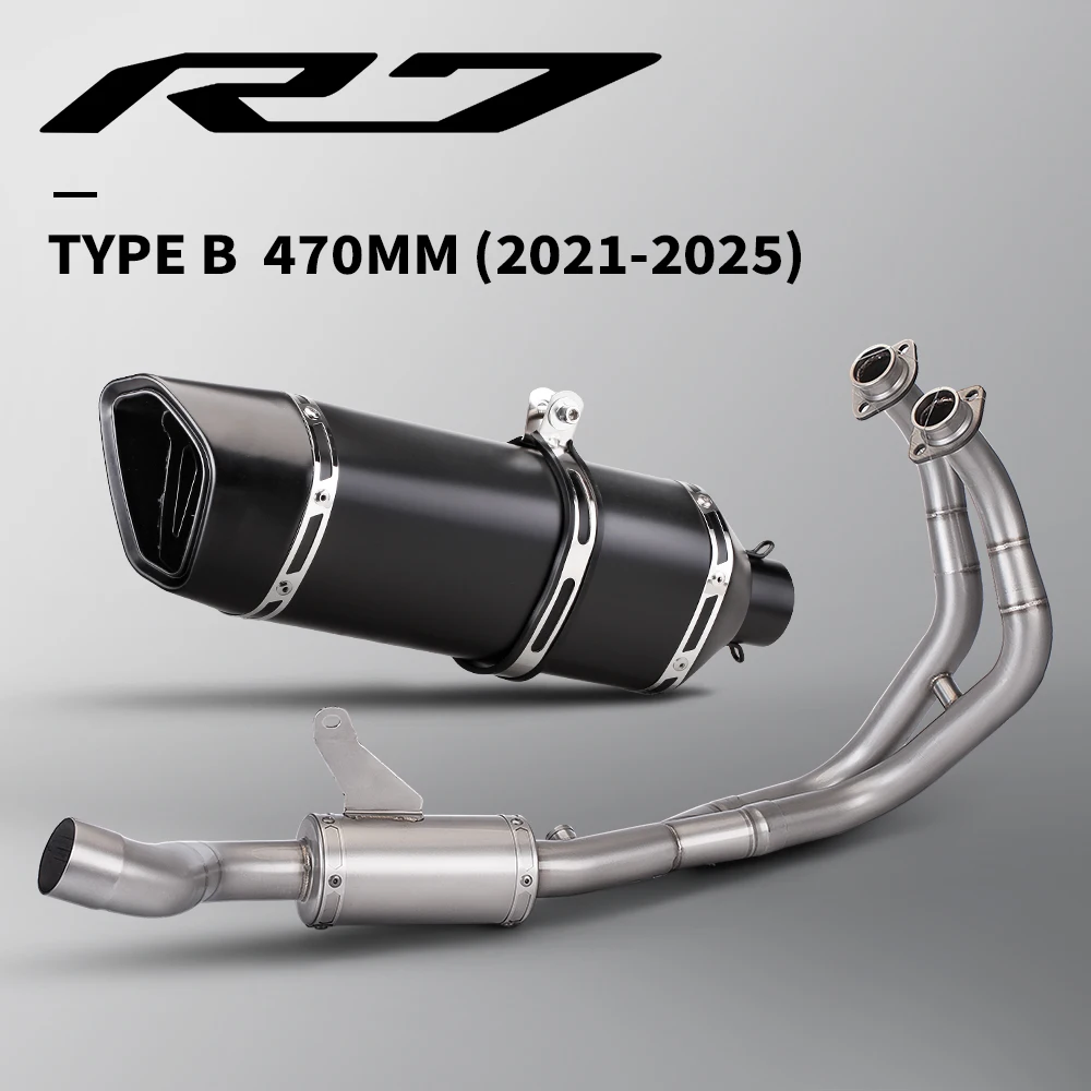 Sistema de escape de carreras de 51 mm para YZF-R7