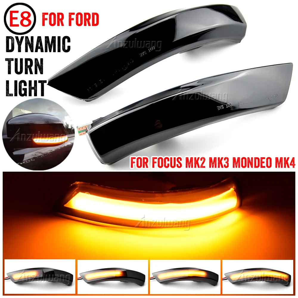 Intermitente LED secuencial ámbar Ford Focus MK3 Mondeo MK4 - imagen 4