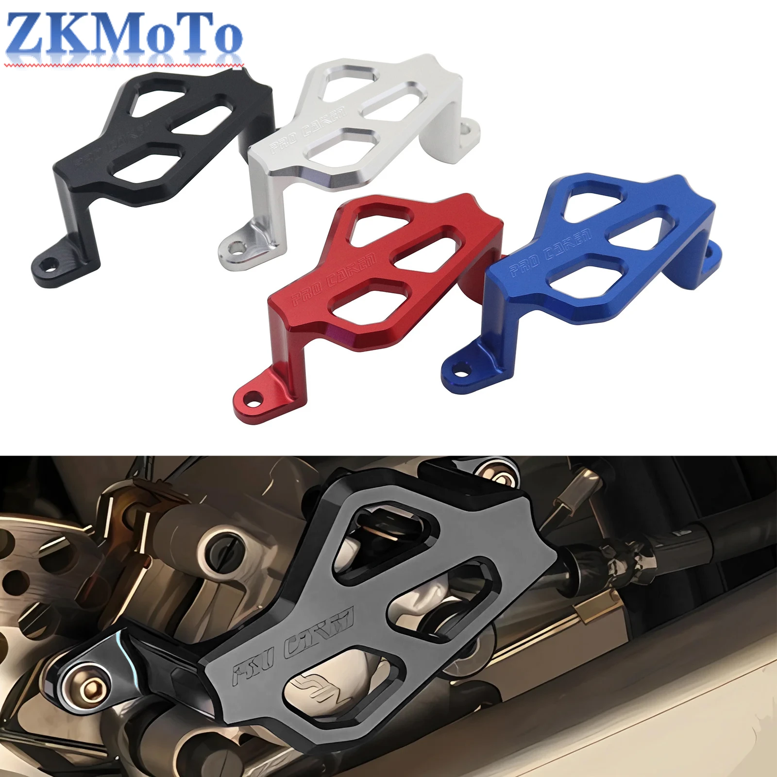 Protector pinza freno trasero Yamaha YZ125 YZ250 YZ450F 2021-2024