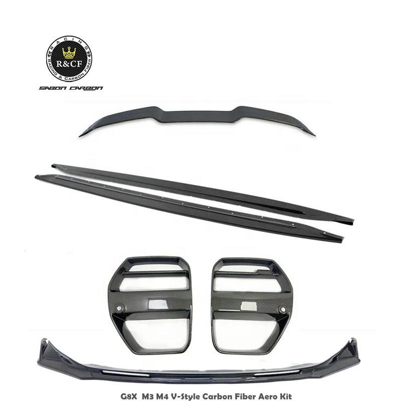 Kit aerodinámico V de fibra de carbono BMW M3 G80/M4 G82