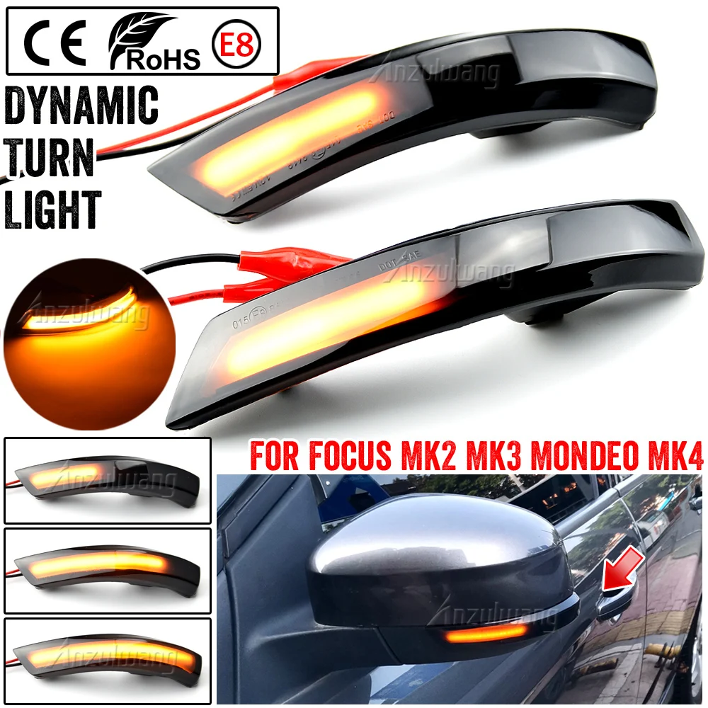 Intermitente dinámico de retrovisor Ford Focus II/III y Mondeo IV