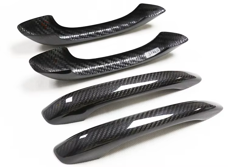 Protectores de manillas de carbono seco para Porsche Macan y Cayenne - imagen 2