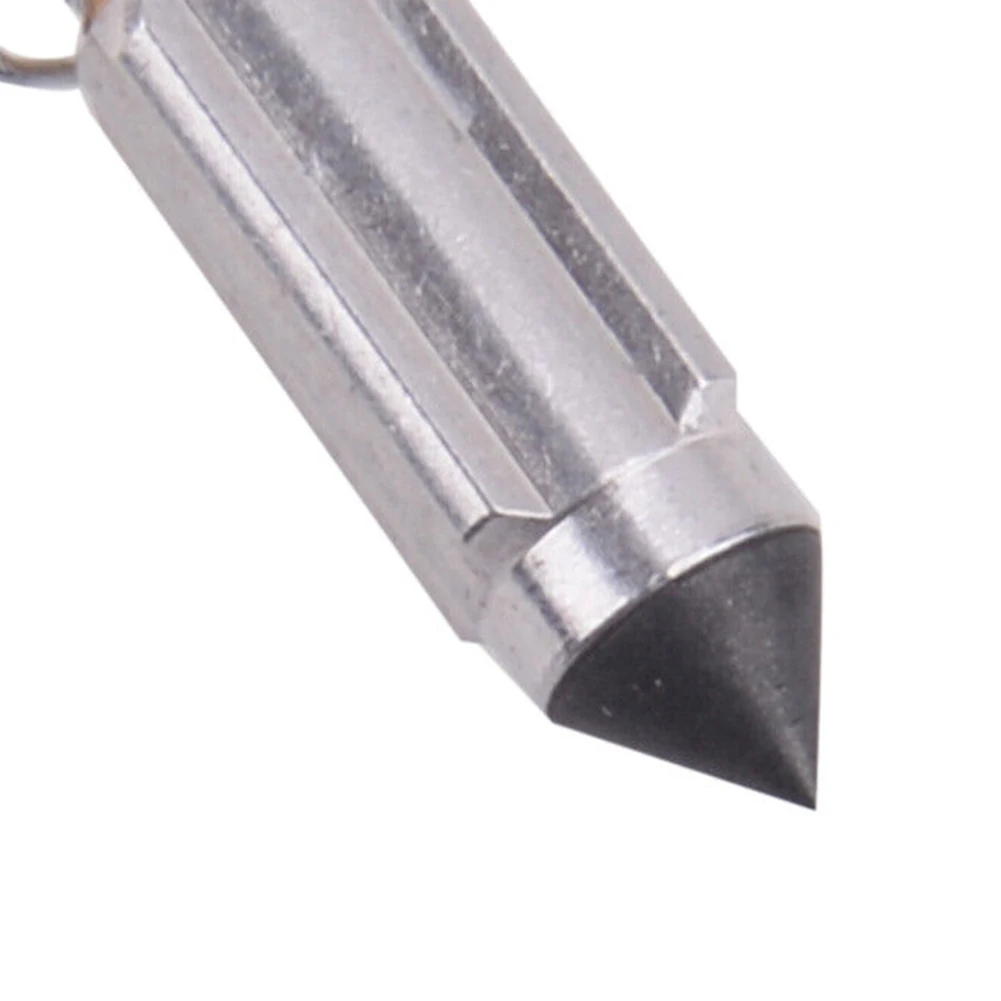 Juego de agujas para válvula de flotador de carburador, accesorio para Ymh, Suzuki, de Metal plateado, 1 piezas - imagen 3