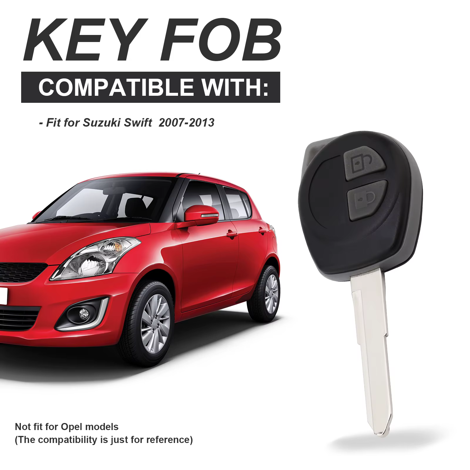 Mando a distancia Suzuki 2 botones ID46 para Swift, SX4 y Jimny - imagen 5