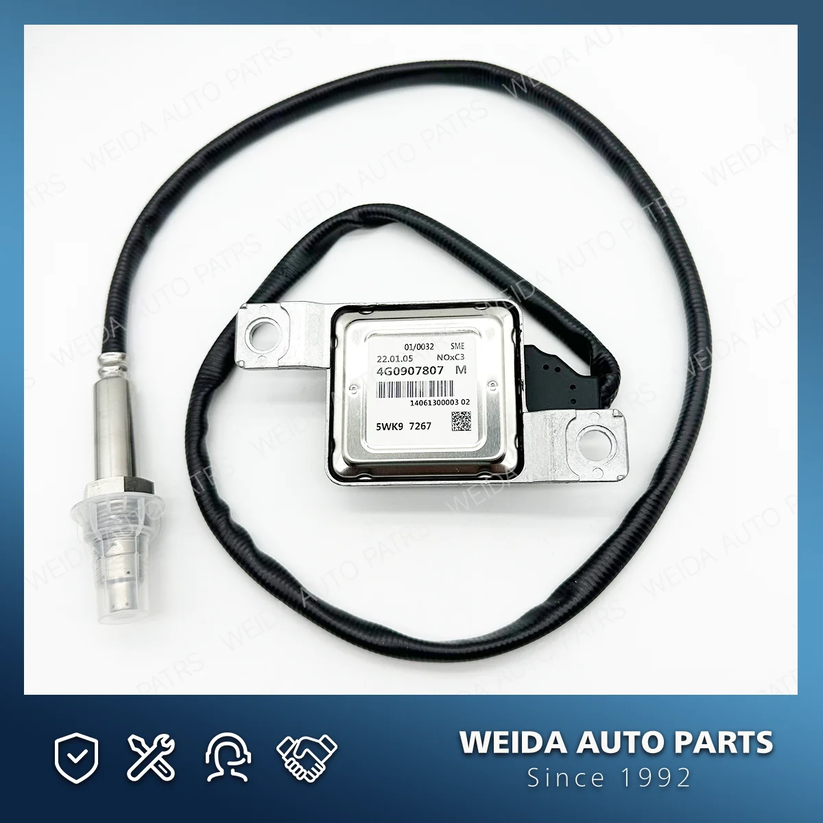 4G 0907807 M nuevo Sensor Nox estilo OE apto para Audi A6 Allroad A6 A7 4G 3,0 TDI 2010-2018 parte NO # 5WK97267 5WK9 7267 - imagen 5