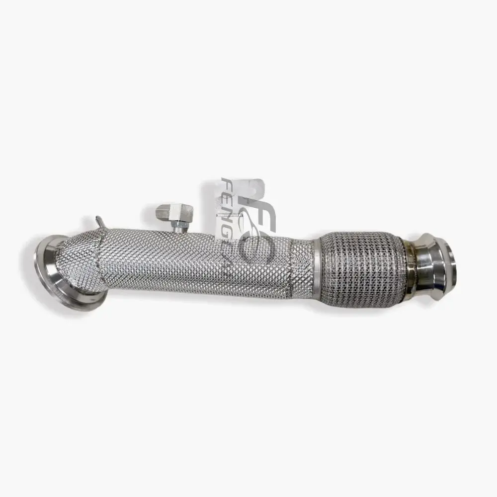Downpipe recto aislado de acero inoxidable BMW 540i B58 3.0T OPF