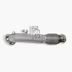 Downpipe recto aislado de acero inoxidable BMW 540i B58 3.0T OPF