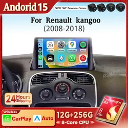 Radio 2DIN Android con CarPlay 2K para Renault Kangoo 2008-2018