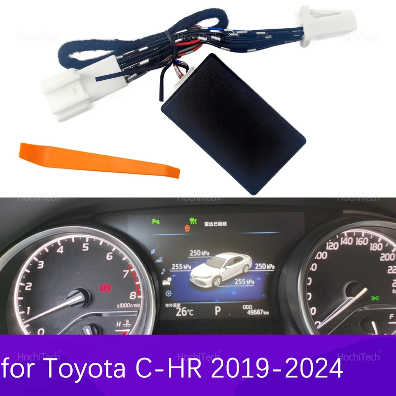 Sistema TPMS con pantalla LCD y alarma para Toyota C-HR 2019-2024