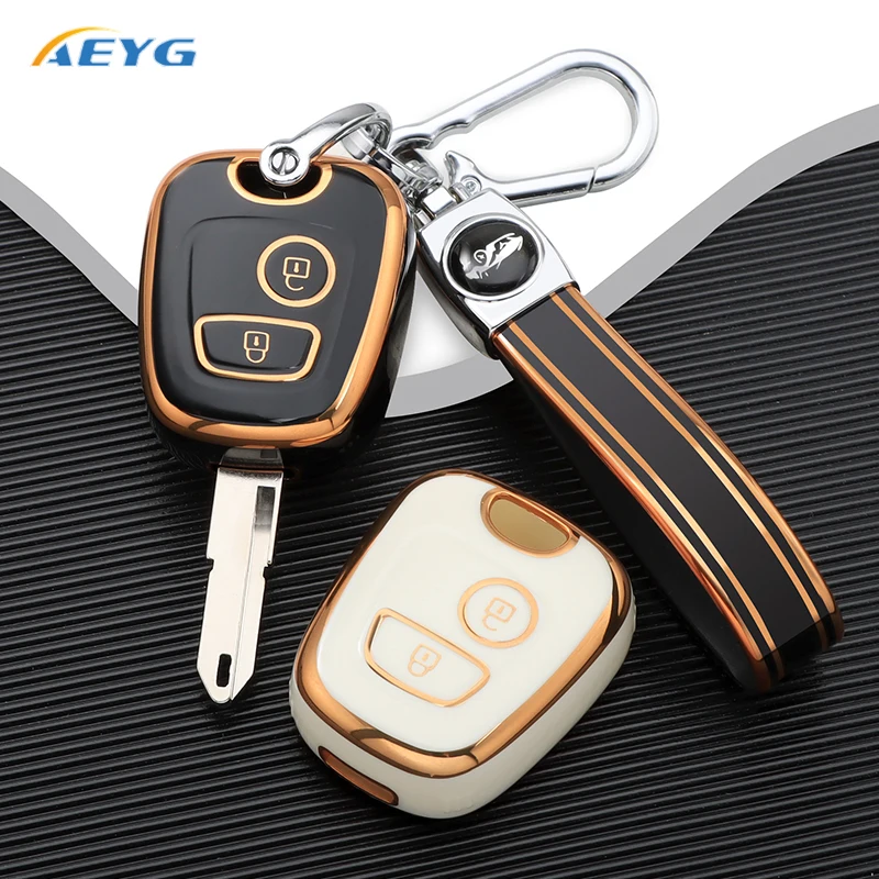 Fundas llave TPU para Peugeot 206/207/307, Citroën C1/C4