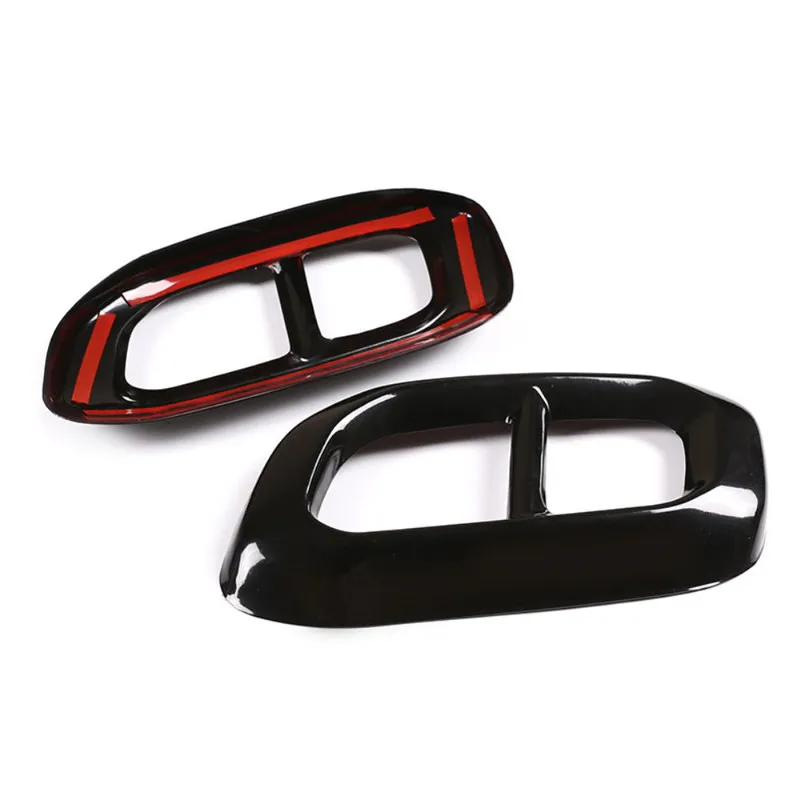 Embellecedor salida de escape negro brillante para Mercedes GLE GLC GLS - imagen 4