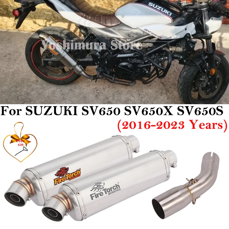Escape Slip On Suzuki SV650 2016-2023 silenciador desmontable