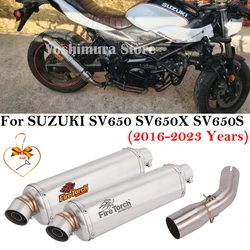 Escape Slip On Suzuki SV650 2016-2023 silenciador desmontable
