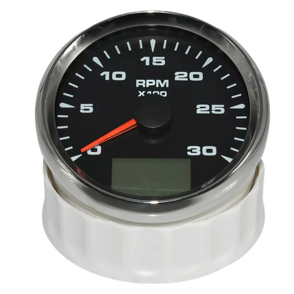 Tacómetro universal LCD con cuentahoras 3000-8000 rpm - imagen 3