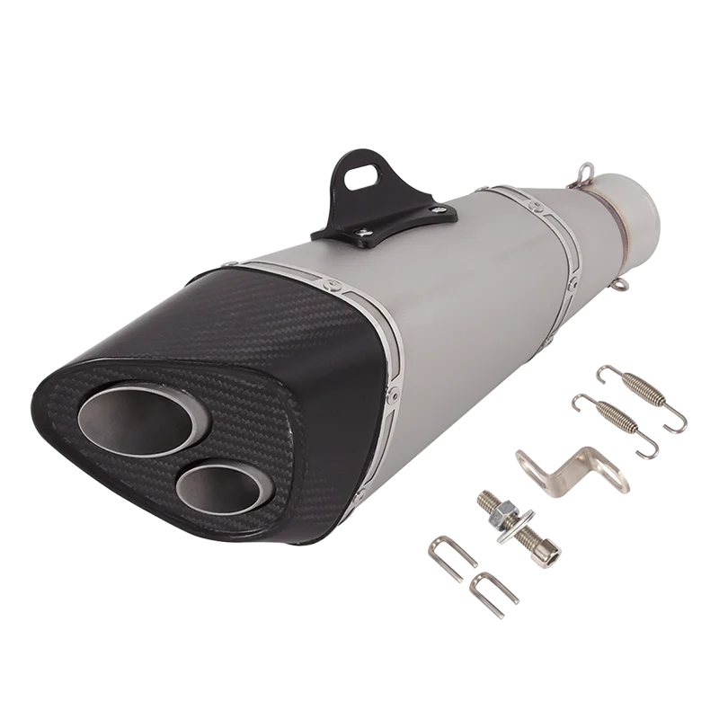 Silenciador escape carbono 51mm 60mm DB Killer moto Honda Kawasaki Suzuki - imagen 3