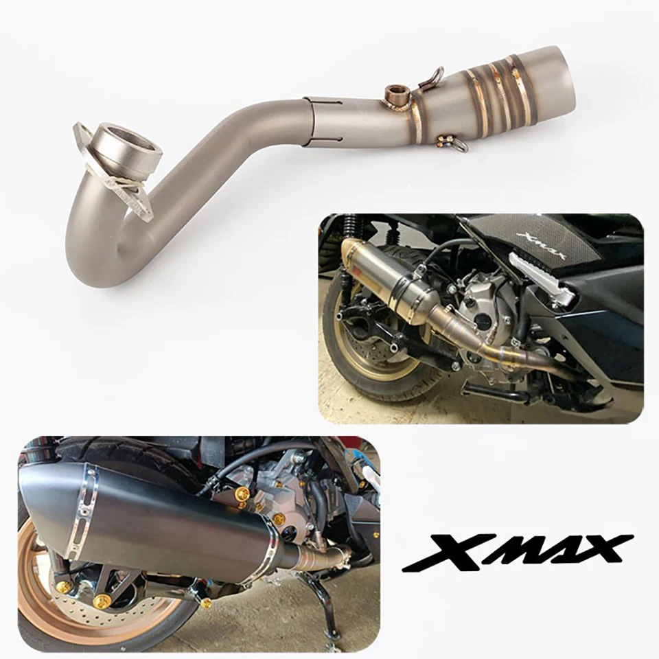 Yamaha tubo de enlace escape XMAX 250/300 medio delantero modificado
