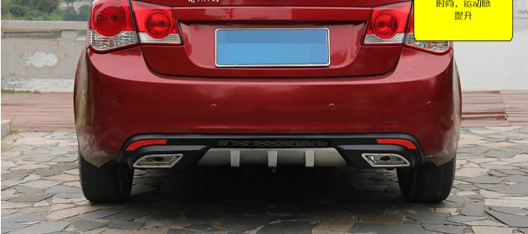 Alerón trasero ABS para Chevrolet Cruze 2008-2016 difusor cenefa negro - imagen 3