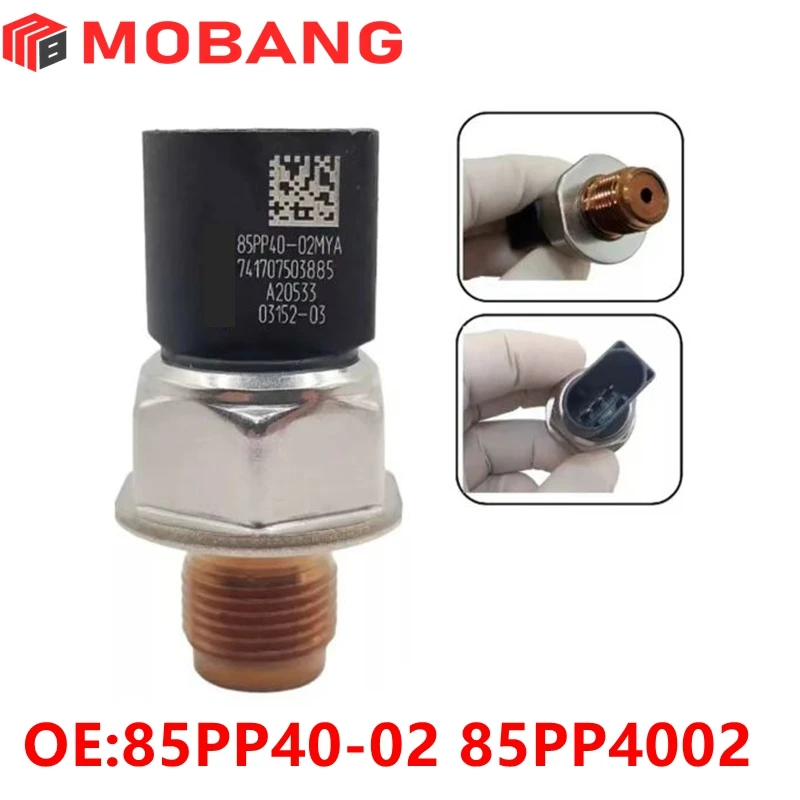 85PP40-02 85PP4002 Transductor original do sensor de presión de combustible Common Rail para Ford Ranger Transit MK7
