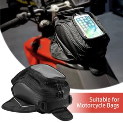 Alforja magnética moto con soporte smartphone Aprilia RSV1000 Honda Yamaha