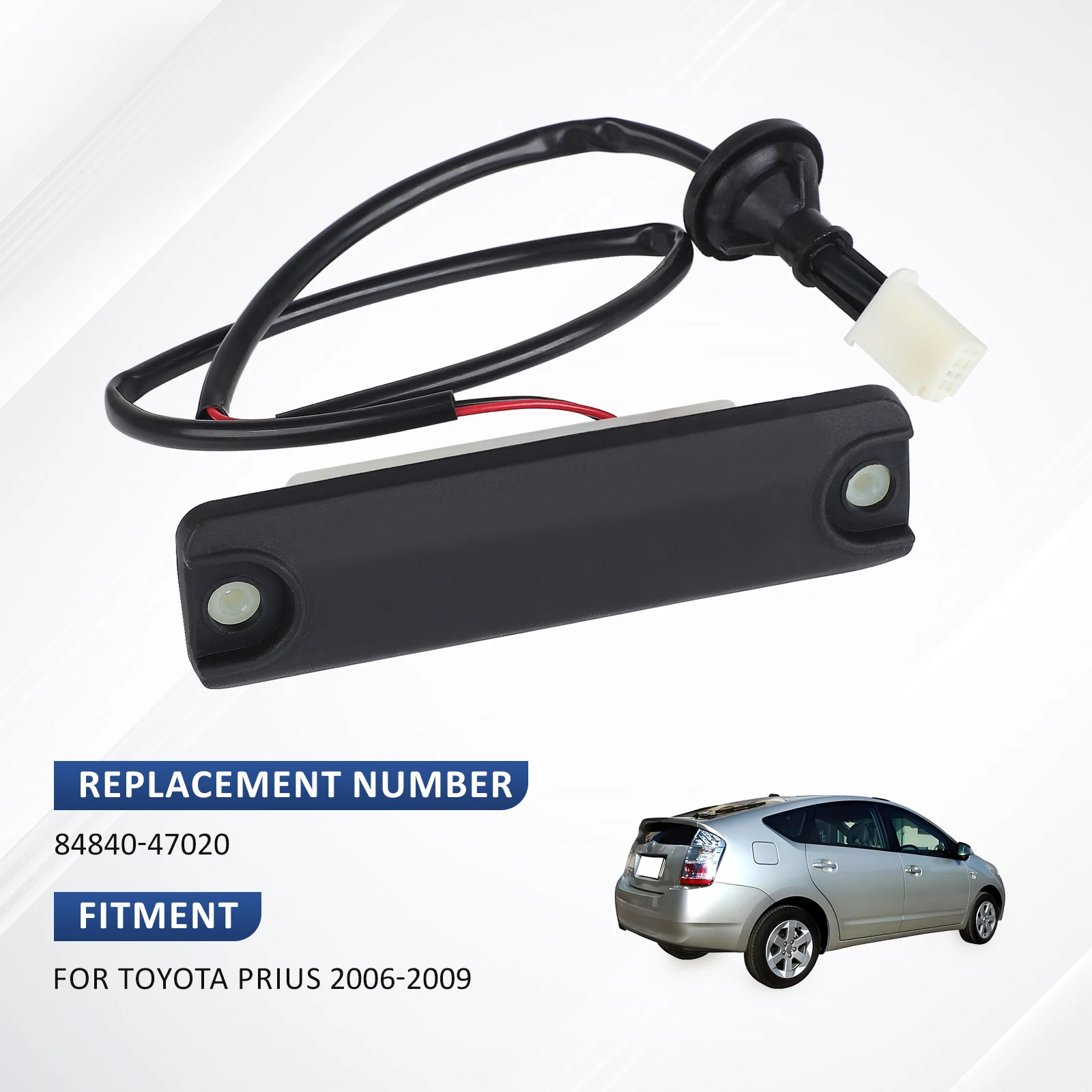 Interruptor manija puerta trasera Toyota Prius 2006-2009 OEM 4840-47020 negro - imagen 4