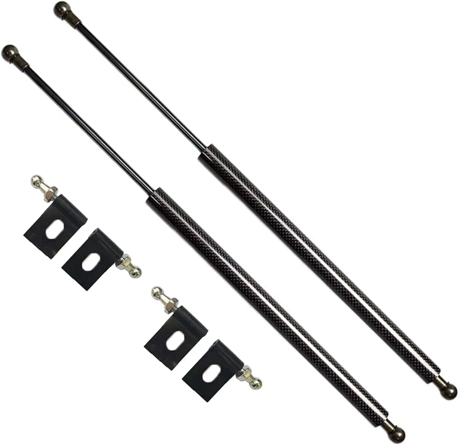 Puntales de gas en carbono para capo Mitsubishi Lancer Evo VII-IX - imagen 4